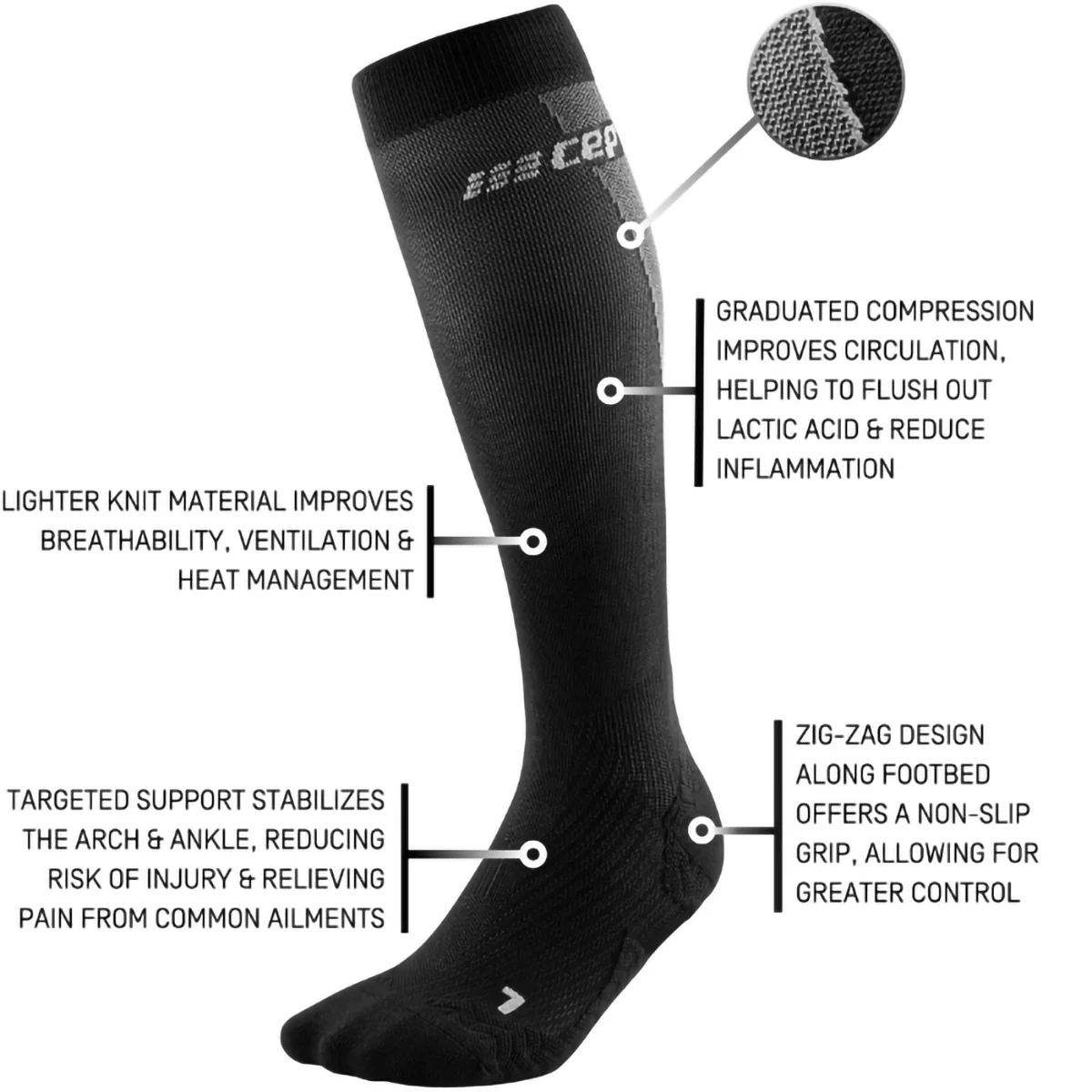 Women's UltraLight Tall Compression Socks - Image 7