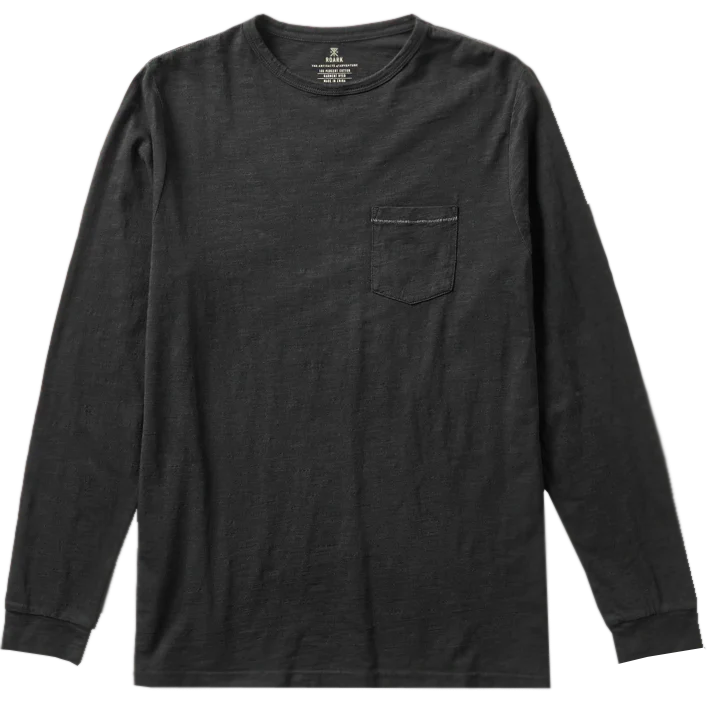 Men's Well Worn Midweight Organic Long Sleeve Tee - Image 2
