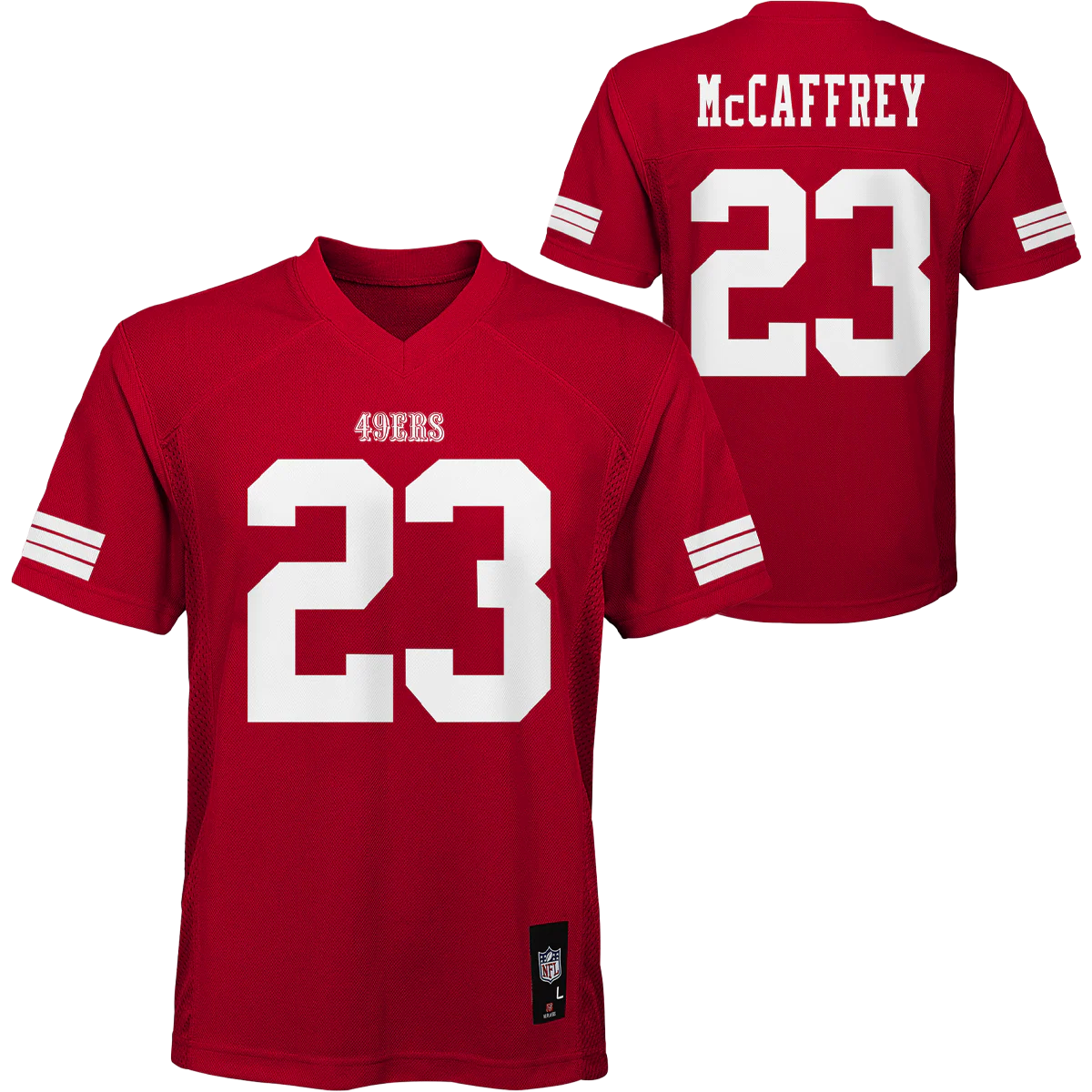 Youth 49ers Mid-Tier Jersey - McCaffrey