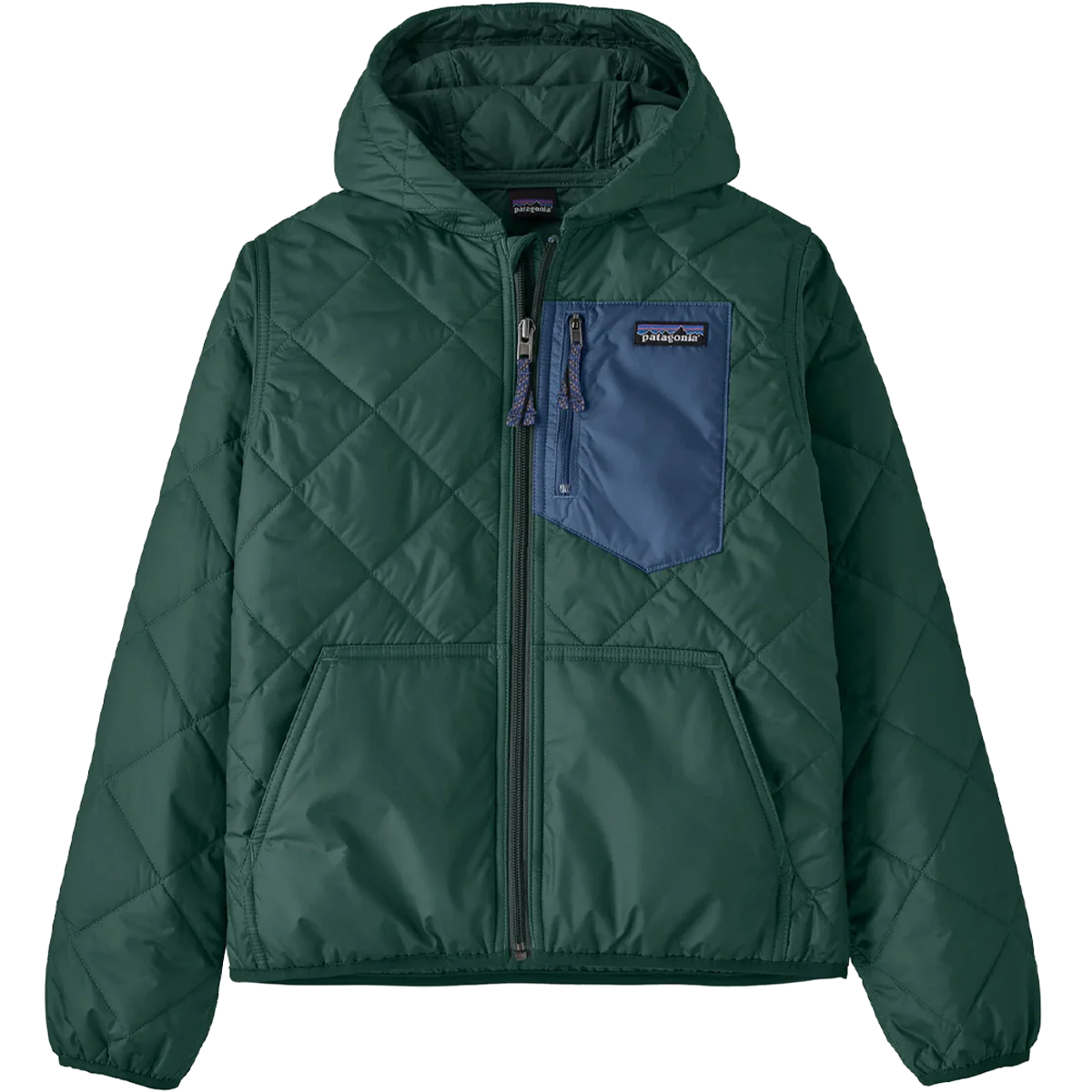 Youth Diamond Quilted Hoody - Image 2