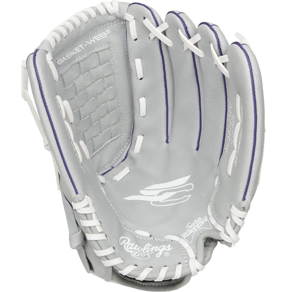 Youth Sure Catch Fast Pitch Outfield - 12.5" Basket Web - Image 2