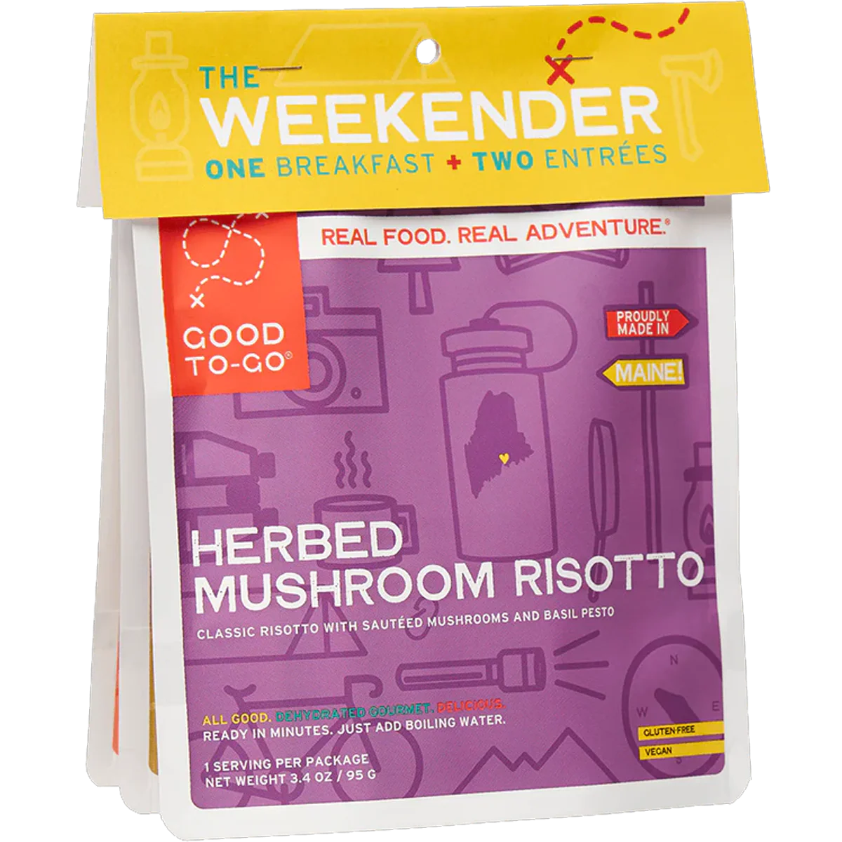 Weekender Vegan Variety Pack - Risotto/Oatmeal/Marinara